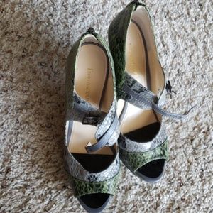Leather heel